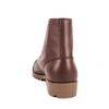 Bottes en cuir en cuir complet de grain de l'armée brun rouge 6107