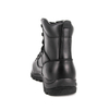 Bottes en cuir de combat de la police noire de la cheville 6105