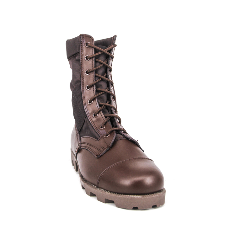 Bottes de jungle de l'armée brun rouge en caoutchouc 5234