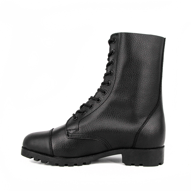 Police d'infanterie de chasse Bottes en cuir complètes 6201