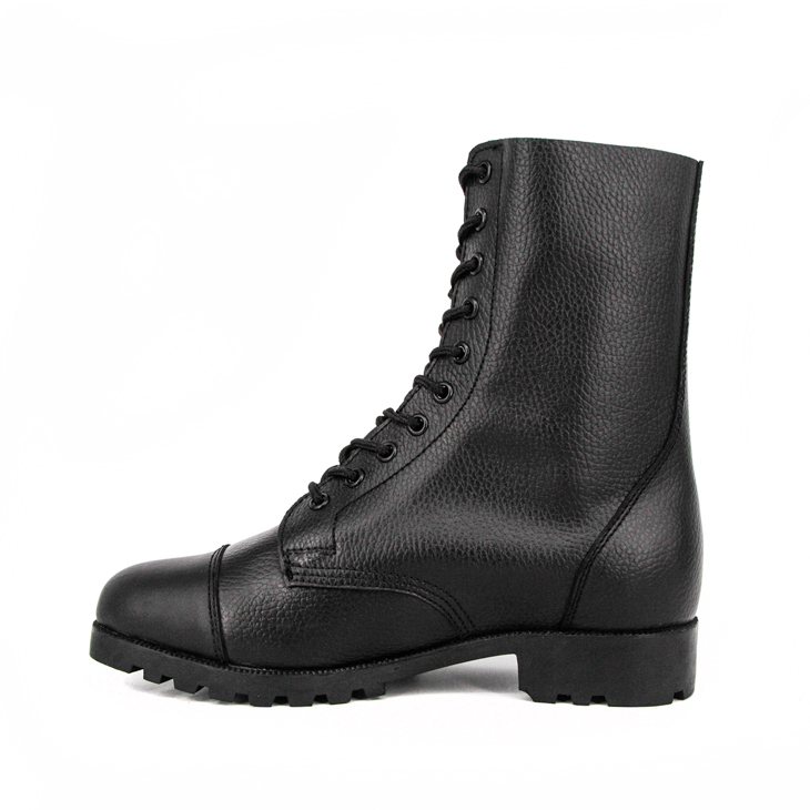 Police d'infanterie de chasse Bottes en cuir complètes 6201