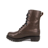 Boots en cuir militaire à isolation marron 6246