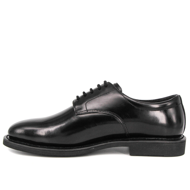 Chaussures de bureau militaire d'Oxford en cuir plat 1215