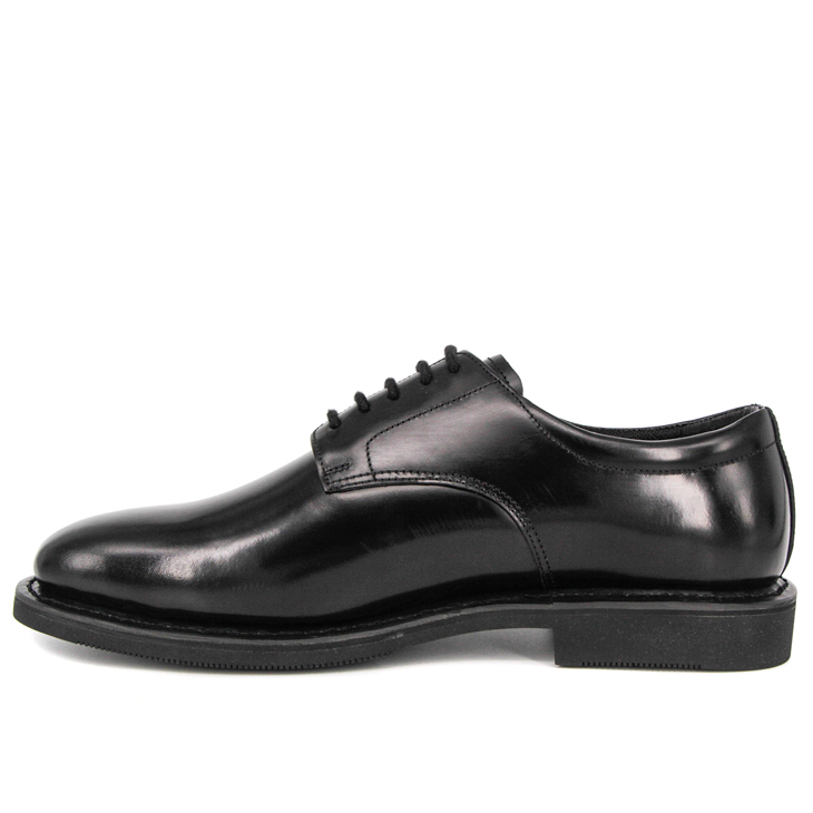Chaussures de bureau militaire d'Oxford en cuir plat 1215