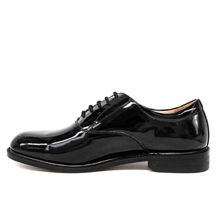 Chaussures de bureau en cuir brillant en cuir 1238