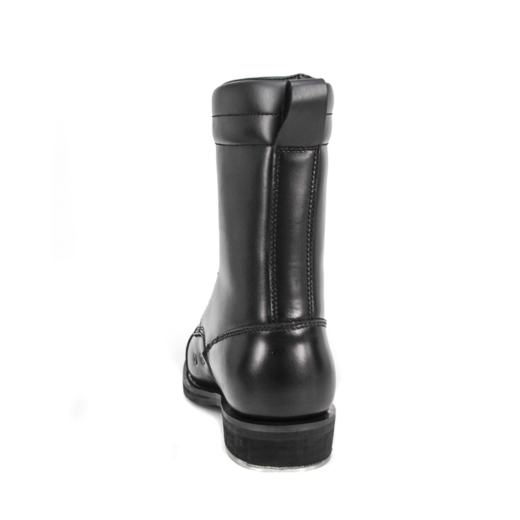 Ritual britannique durable Grain Top Full Cuir Boots Military