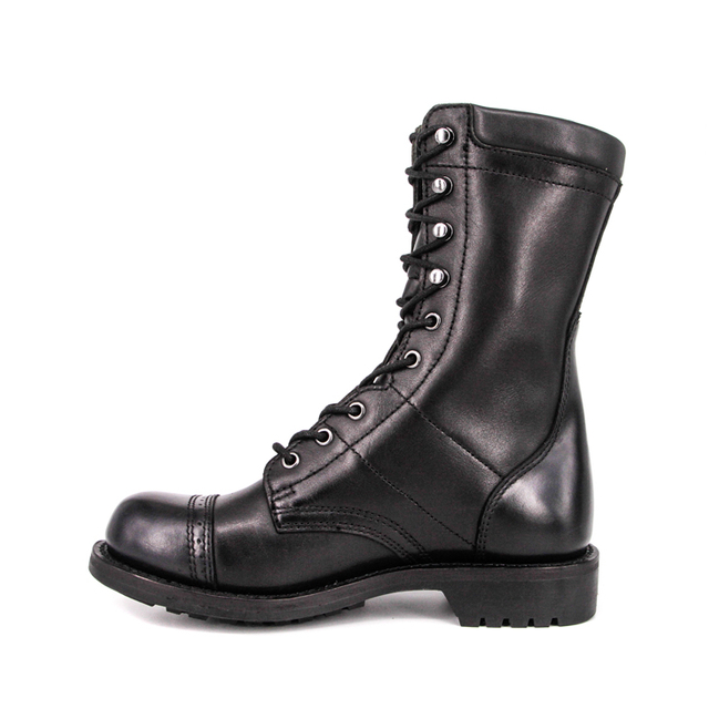Allemagne Goodyear Officier noir Bottes en cuir complet 6217