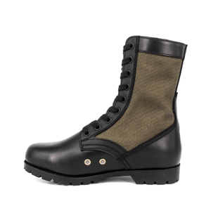 Bottes de jungle de caoutchouc masculin de l'armée verte 5227