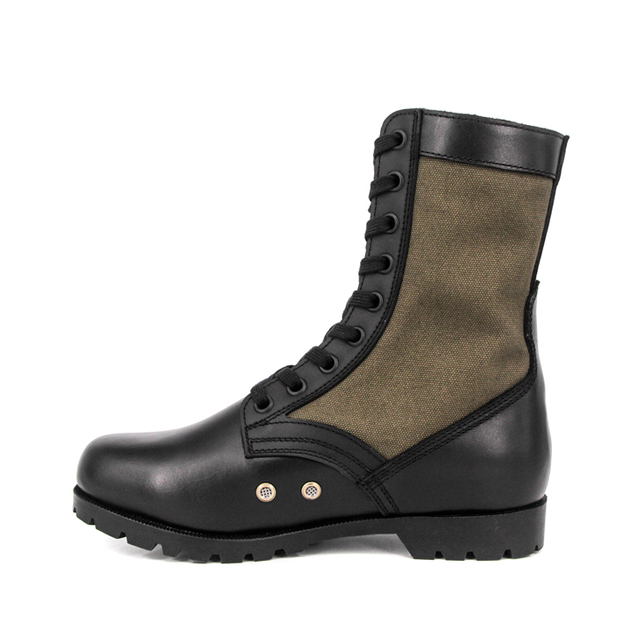 Bottes de jungle de caoutchouc masculin de l'armée verte 5227