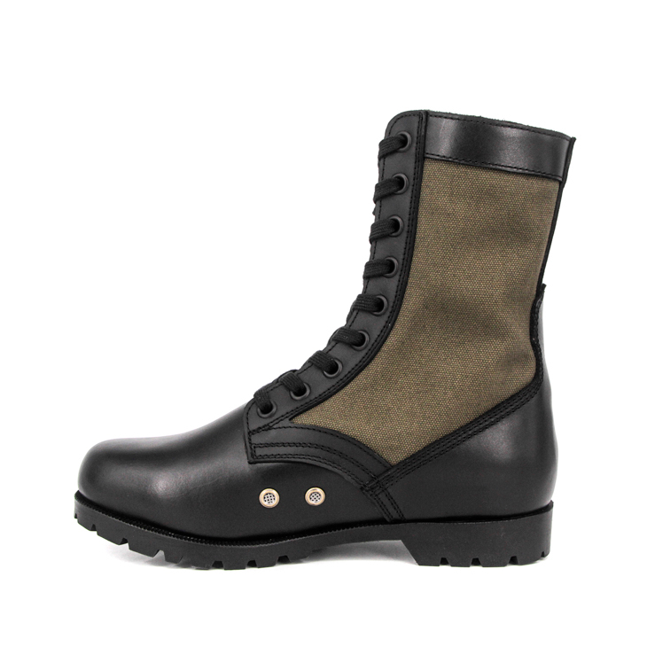 Bottes de jungle de caoutchouc masculin de l'armée verte 5227