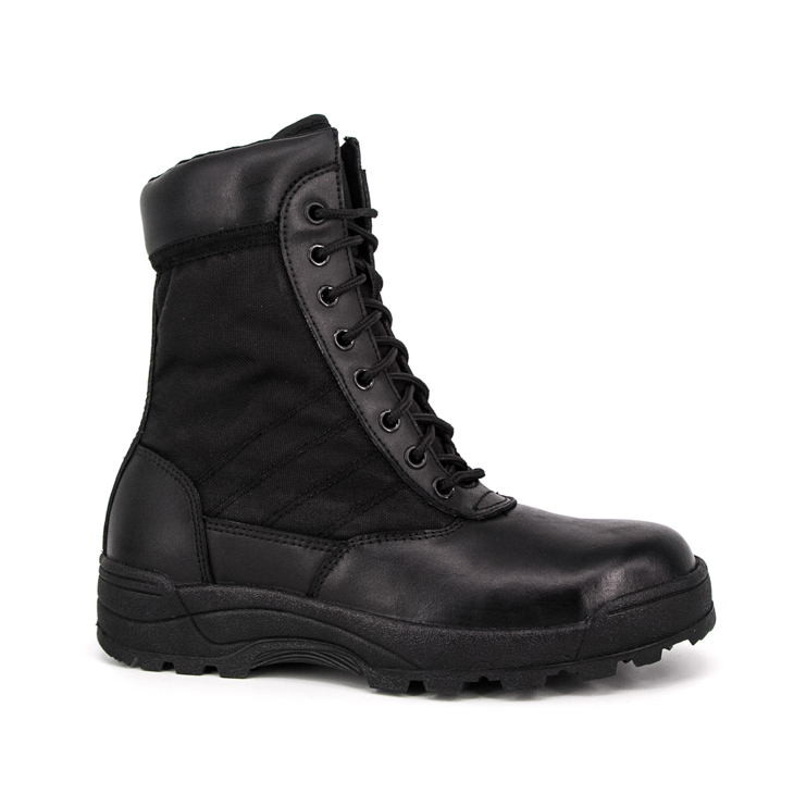 Bottes de chaussures tactiques de combat à la cheville haute avec fermeture éclair 4241