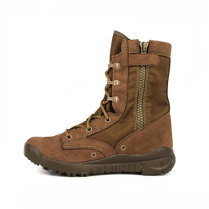 Milforce brun bon prix bottes du désert militaire pour hommes 7273