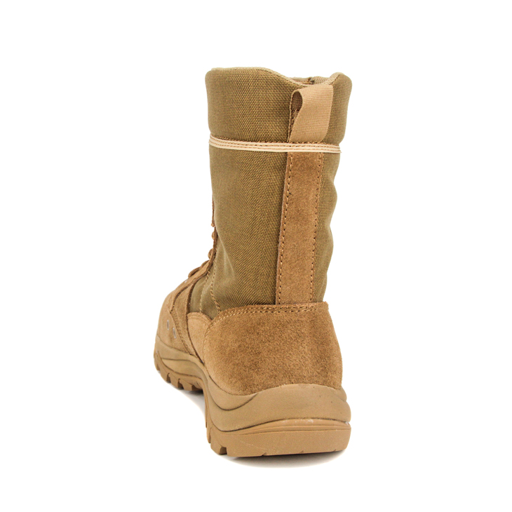 Men de gros hommes Brown Color Military Desert Boot 