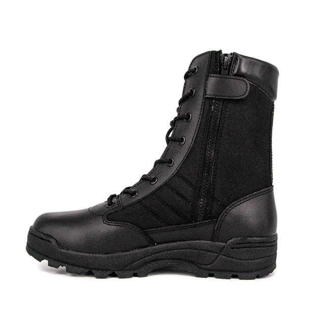 Police britannique zip des orteils militaires bottes tactiques 4252