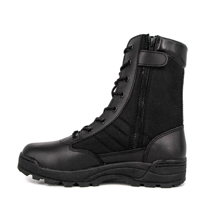 Police britannique zip des orteils militaires bottes tactiques 4252