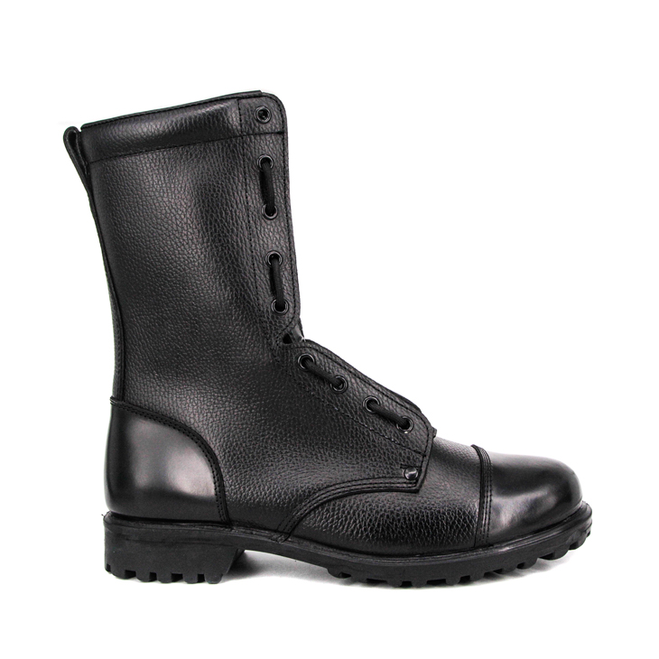 US Uniform Black authentine Navy Military Military Full Leather Boots 