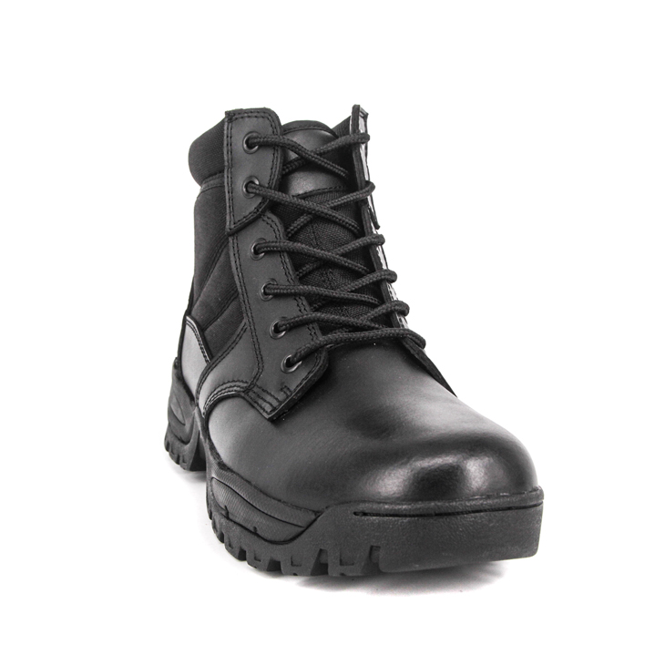 Bottes tactiques noires de police légères 4111