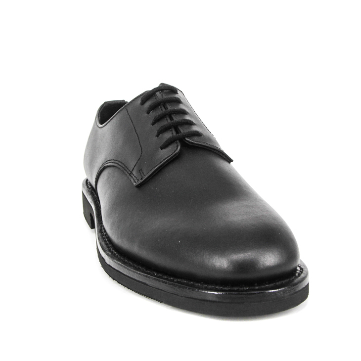 Chaussures de bureau en cuir noir confortable 1207