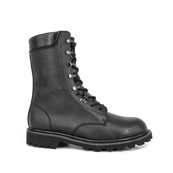 Police Tactical Searcher Boots en cuir complet 6207