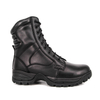 Boots en cuir militaire de police de police noire 6273