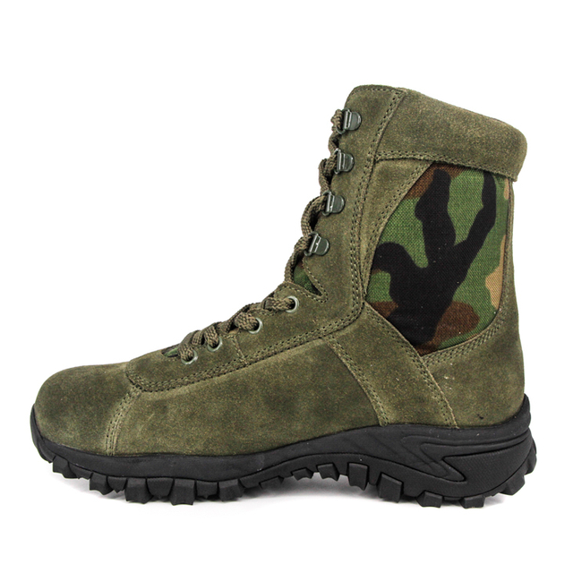 Bottes du désert militaire de Camo vert olive 7281