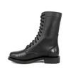 Bottes de cuir authentique noir de l'armée masculine 6276