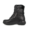 Combat de combat Boots en cuir complet en cuir noir étanche durable 6237