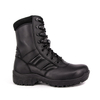 Combatter les bottes en cuir complet en cuir tactique en noir tactique durable 6234