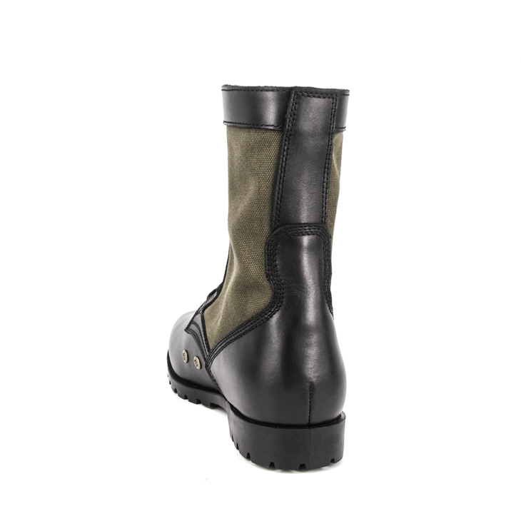 Bottes de jungle de caoutchouc masculin de l'armée verte 5227
