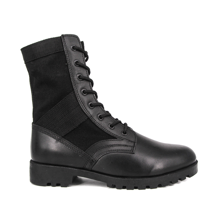 Bottes de jungle militaire tactique noire au Royaume-Uni 5237