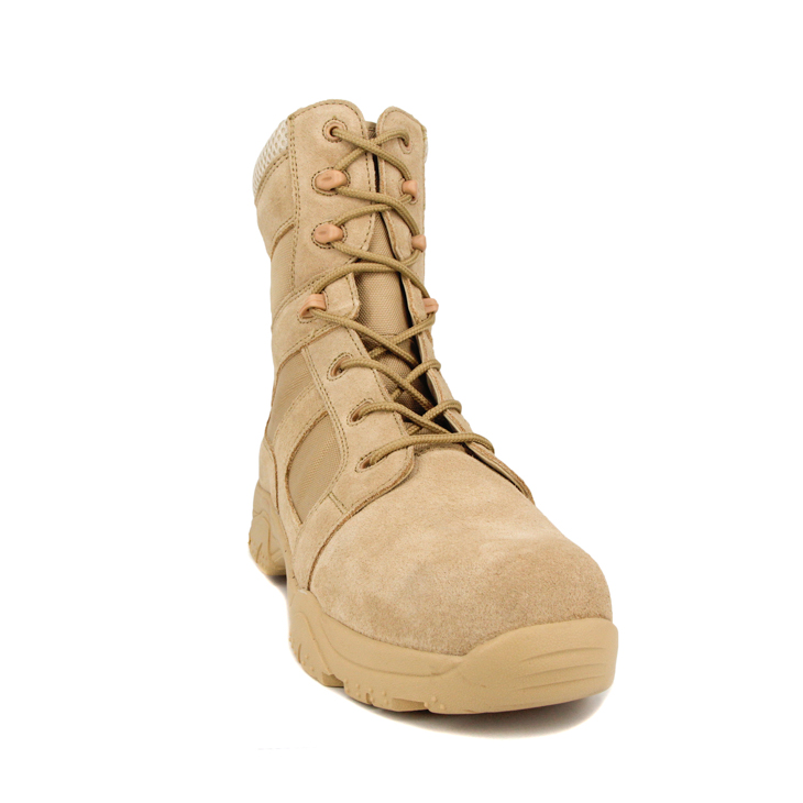 Hommes spéciaux résistants au glissement avec des bottes désertiques à fermeture éclair 7279