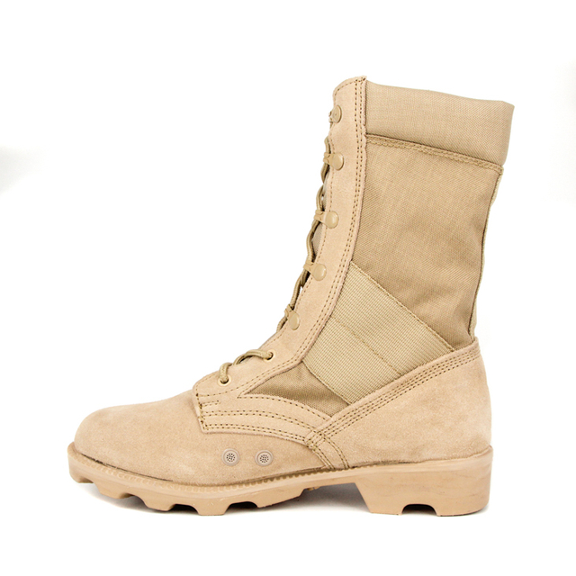 Sole de la mode en caoutchouc Bottes de désert en cuir de vache 7253