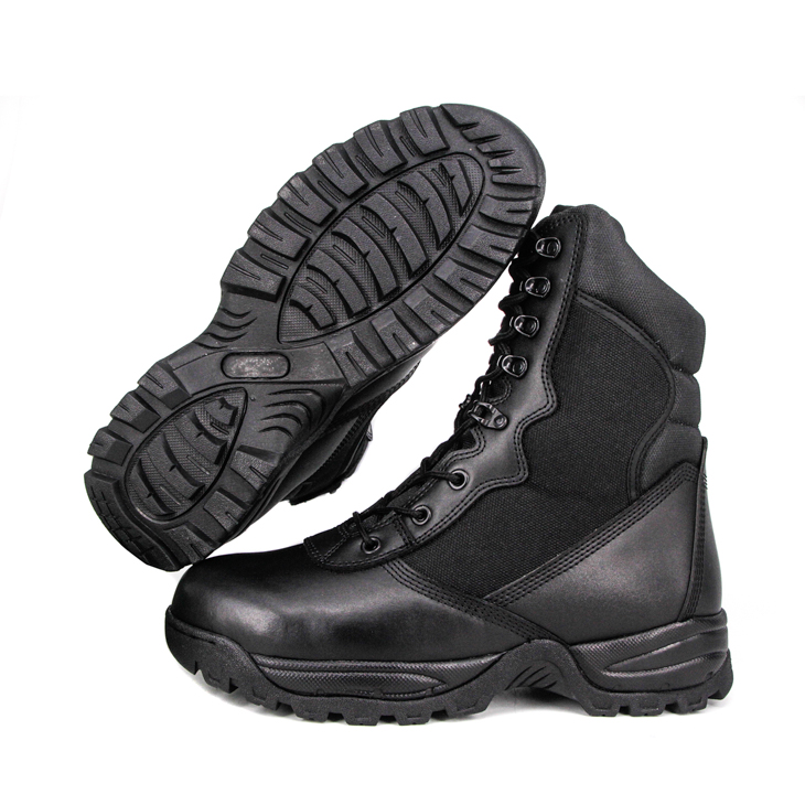 Forces spéciales Motorcycle d'hiver Men noir Boot tactique militaire 4282