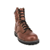 Bottes en cuir complet militaire de la cheville féminine 6274
