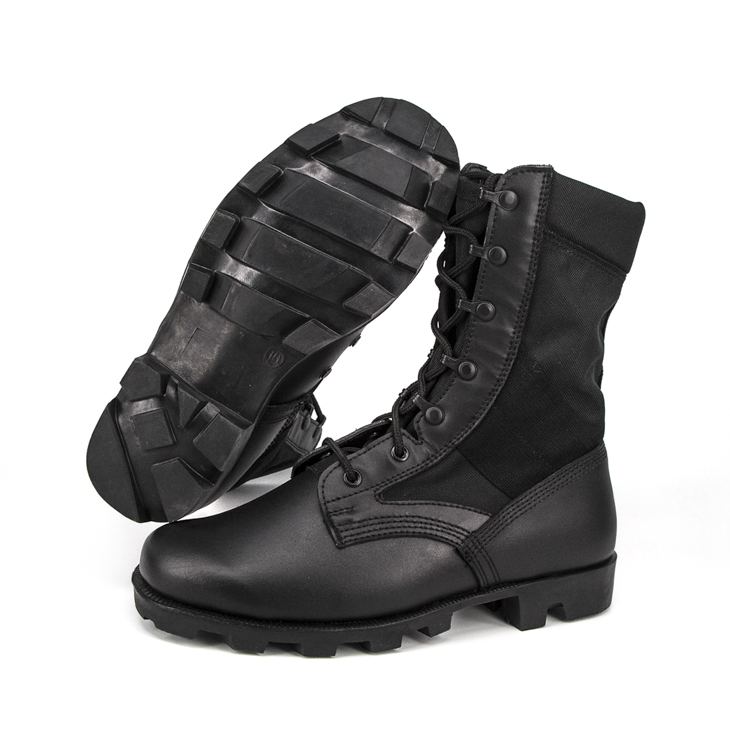 Bottes de jungle militaire en caoutchouc noir 5220