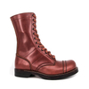 Bottes en cuir tactique brun rouge 6213