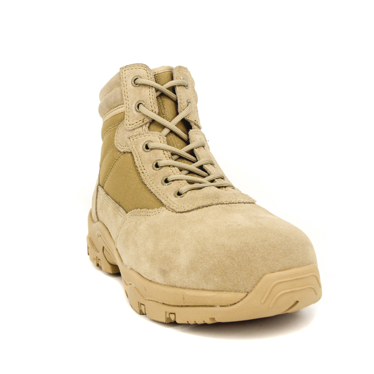 Bottes de désert militaire de sable d'usine 7101
