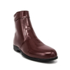 Chaussures de bureau en cuir brun rouge à la cheville 1248
