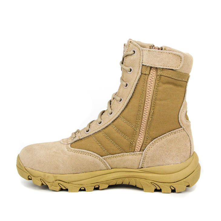 Bottes de désert jaune tactique des jeunes 