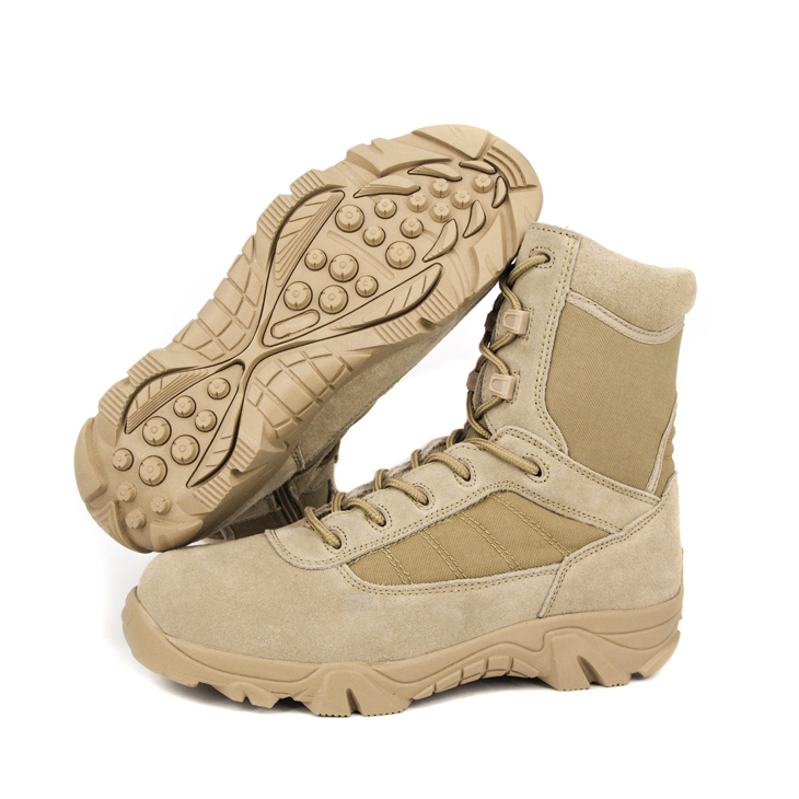 Bottes de travail de randonnée tactique militaire étanchées légères Bottes de combat du désert
