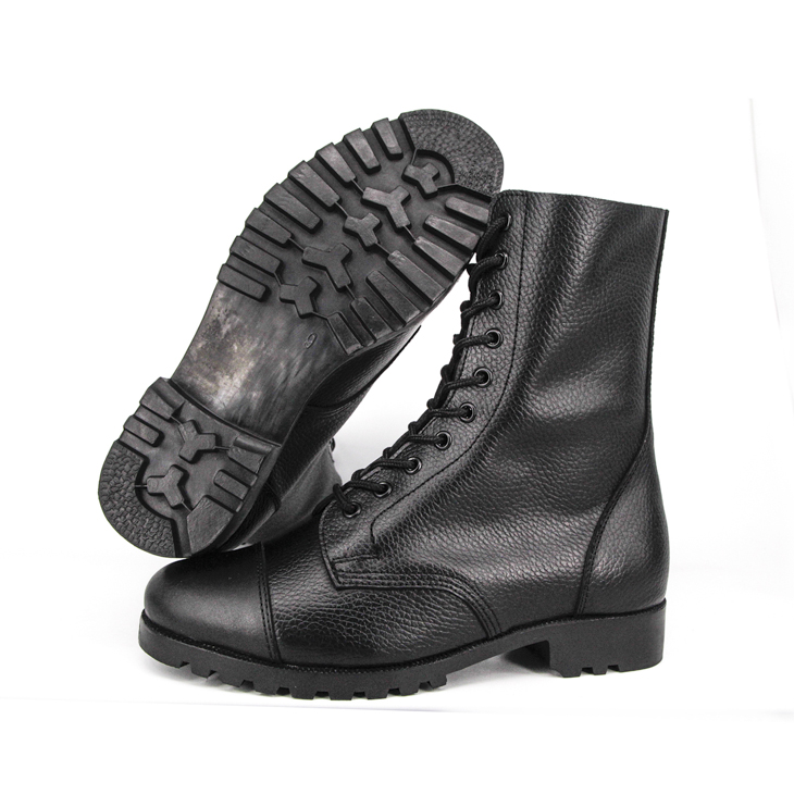 Police d'infanterie de chasse Bottes en cuir complètes 6201