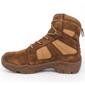 Bottes de désert militaire de sable brun de la cheville 7280
