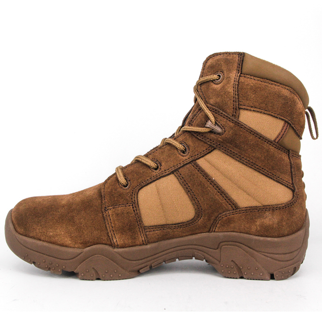 Bottes de désert militaire de sable brun de la cheville 7280