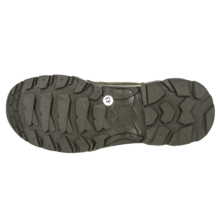 Bottes de désert en cuir zip-zip olive 7254
