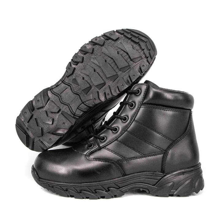 Bottes de combat militaire de l'armée zip des hommes zips 6122