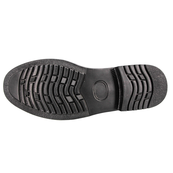 Uniform Chaussures de bureau de police en cuir brevet en gros 1281