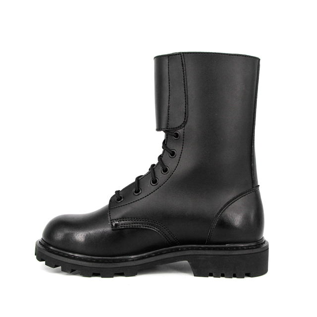 Bottes en cuir complet tactique noire 6250