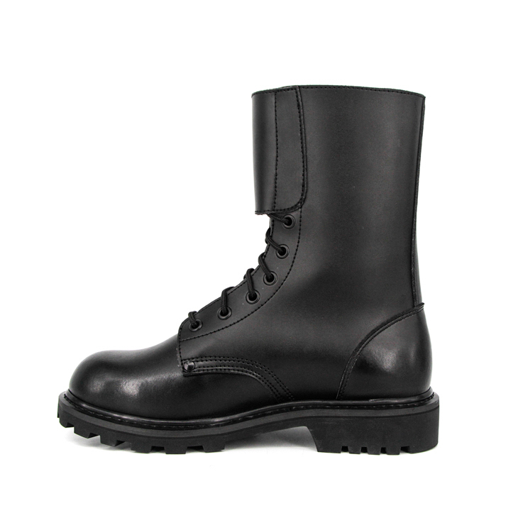 Bottes en cuir complet tactique noire 6250