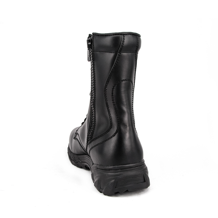Bottes en cuir complet de tactique noir durable 6235 
