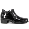 Chaussures de bureau brillantes en cuir bas brevet à talon 1113
